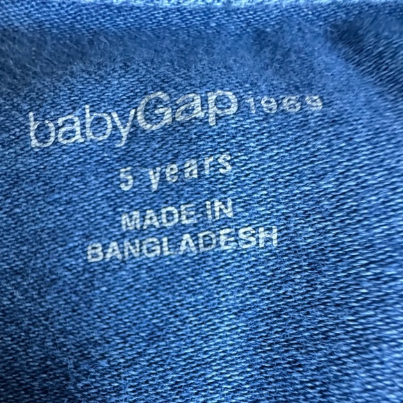 Baby GAP 1969 denim button up shirt unisex. - Picture 3 of 4